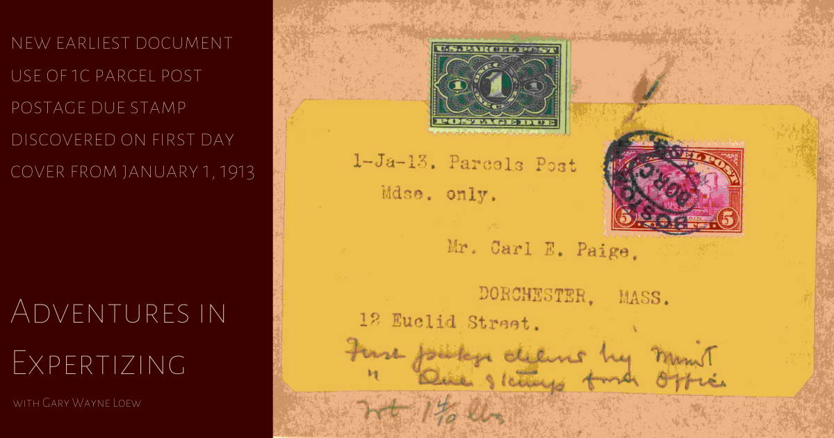 APS Experts certify rare, historic first day cover and related stamps